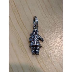Santa Sterling Silver Jewelry Charm